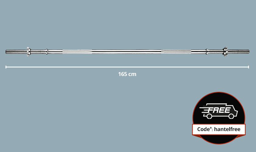 V3TEC Hantelstange 165cm mit Sternverschluß