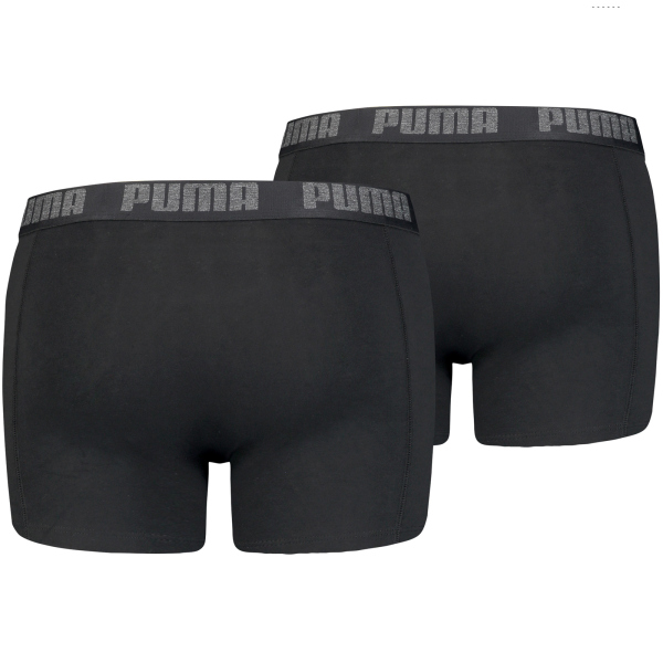 2er Pack PUMA Basic Boxershorts black / black L