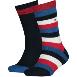 2er Pack TOMMY HILFIGER Basic Stripe Socken Kinder