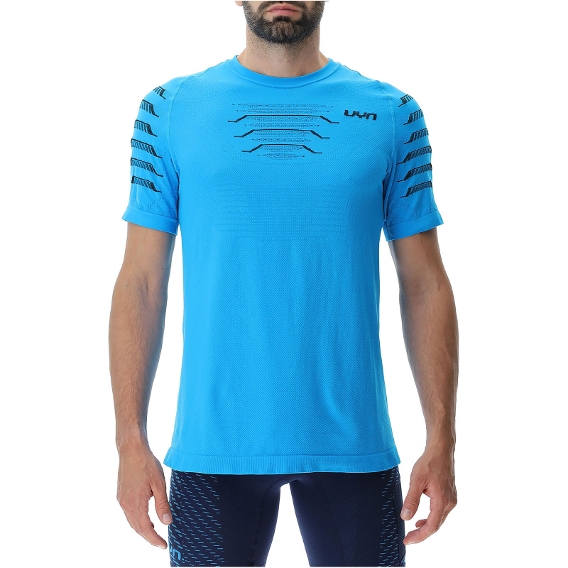 UYN Padel Series OW kurzarm Padel Tennisshirt Herren K909 - hawaiian surf L