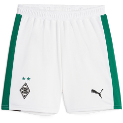 PUMA Borussia Mönchengladbach CB Replica Shorts 2023/24 Kinder 01 - PUMA white-power green 140