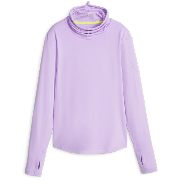 PUMA Run Brushed Cloudspun langarm Laufshirt Damen 25 - vivid violet XS,  44,95 €