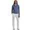 UNDER ARMOUR Playoff 1/4-Zip Golfshirts Damen 480 - hushed blue/pink fizz/metallic silver S
