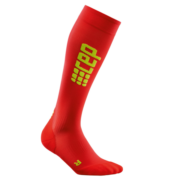 CEP Progressive+ Run Ultralight Socks Women red/green II