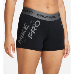 NIKE Pro Graphic Mid-Rise 3" Shorts Damen