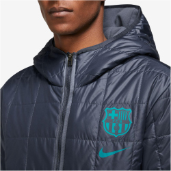 NIKE FC Barcelona Sportswear Fleece Steppjacke gefüttert Herren 437 - thunder blue/energy/energy XS