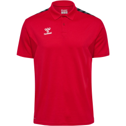 hummel hmlAUTHENTIC Funktions-Poloshirt 3062 - true red M