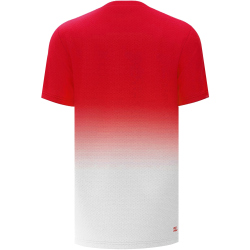 BIDI BADU Crew Tennisshirt Herren RDWH - red, white L