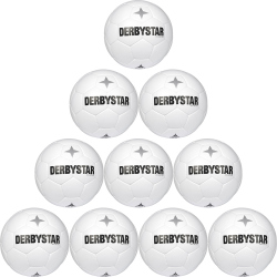 10er Ballpaket DERBYSTAR Brillant APS Classic Spielball weiß 5