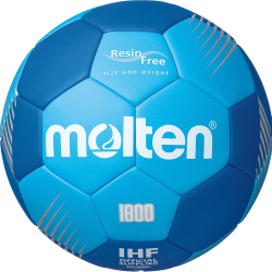 10er Ballpaket molten Handball H3F1800-BB Gr.3 blau