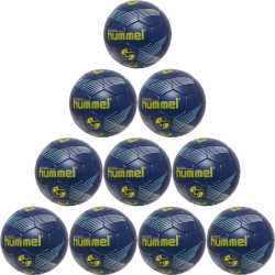 10er Ballpaket hummel Concept Pro Handball 7290 - marine/yellow 2