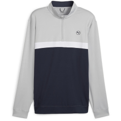 PUMA Pure Colorblock 1/4-Zip Golf-Sweatshirt Herren