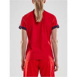 CRAFT Pro Control Poloshirt Damen 430390 - bright red/navy M