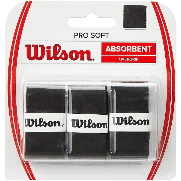 Wilson Pro Soft Overgrip schwarz