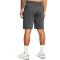 UNDER ARMOUR Rival French Terry Shorts Herren 025 - castlerock light heather/onyx white 3XL