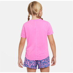 NIKE One kurzarm Sportshirt Mädchen 675 - playful pink L (146-156 cm)