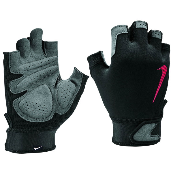 NIKE Mens Ultimate Fitness Gloves Trainingshandschuhe 074 black/LT crimson/LT crimson L