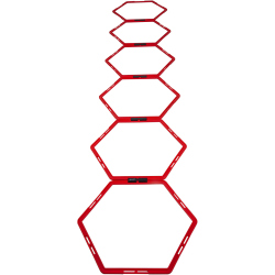 Pure2Improve Hexagon Koordinationsgitter rot