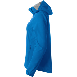 CLIQUE Basic Softshelljacke mit Kapuze Damen 55 - royalblau XL