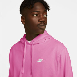 NIKE Sportswear Club Hoodie Herren 675 - playful pink/playful pink/white XL