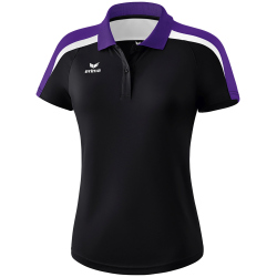 erima Liga Line 2.0 Funktions-Poloshirt black/dark violet/white 48