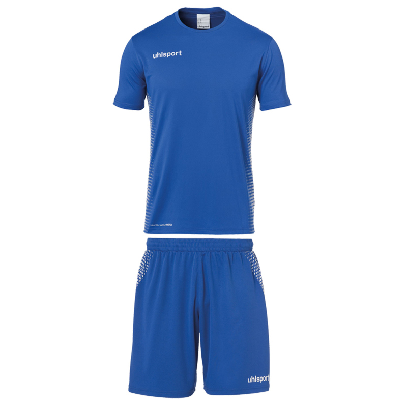 uhlsport Score Kit Set Trikot + Shorts azurblau/weiss S