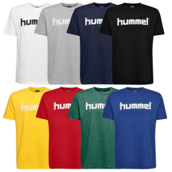 hummel GO Baumwoll Logo T-Shirt Herren