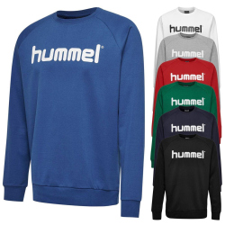 hummel GO Baumwoll Logo Sweatshirt Herren