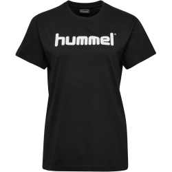 hummel GO Baumwoll Logo T-Shirt Damen kurzarm