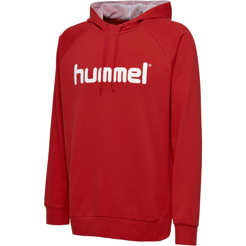 hummel GO Baumwoll Logo Hoodie Herren true red XL