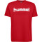 hummel GO Baumwoll Logo T-Shirt Herren true red M