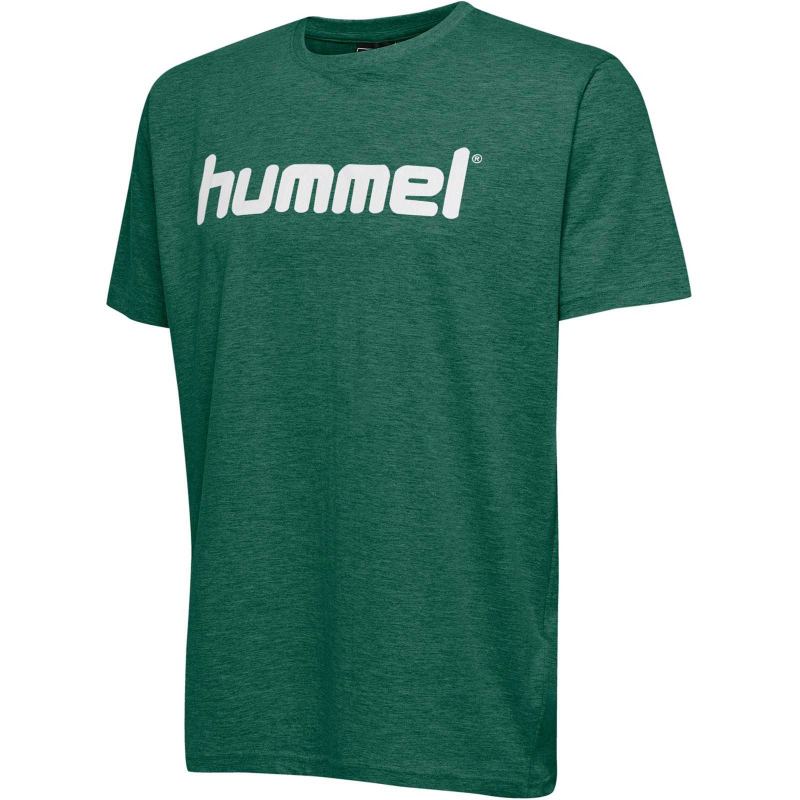 hummel GO Baumwoll Logo T-Shirt Herren evergreen S