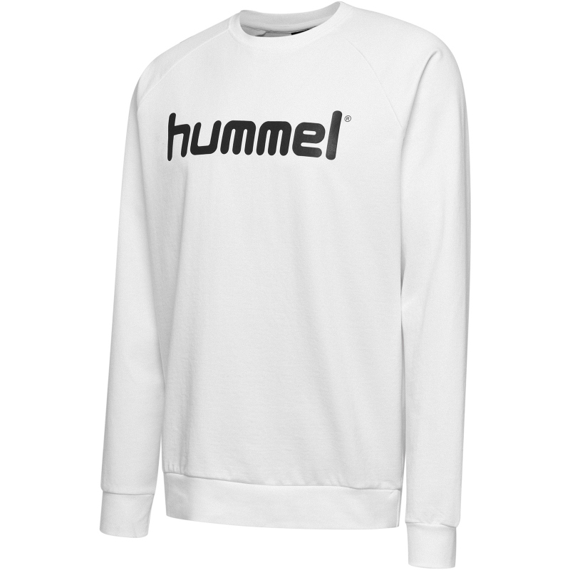 hummel GO Baumwoll Logo Sweatshirt Herren white S