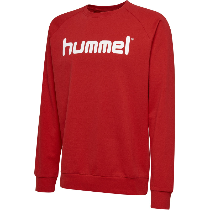 hummel GO Baumwoll Logo Sweatshirt Kinder true red 152