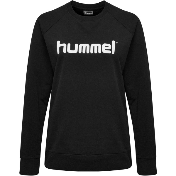 hummel GO Baumwoll Logo Sweatshirt Damen black M