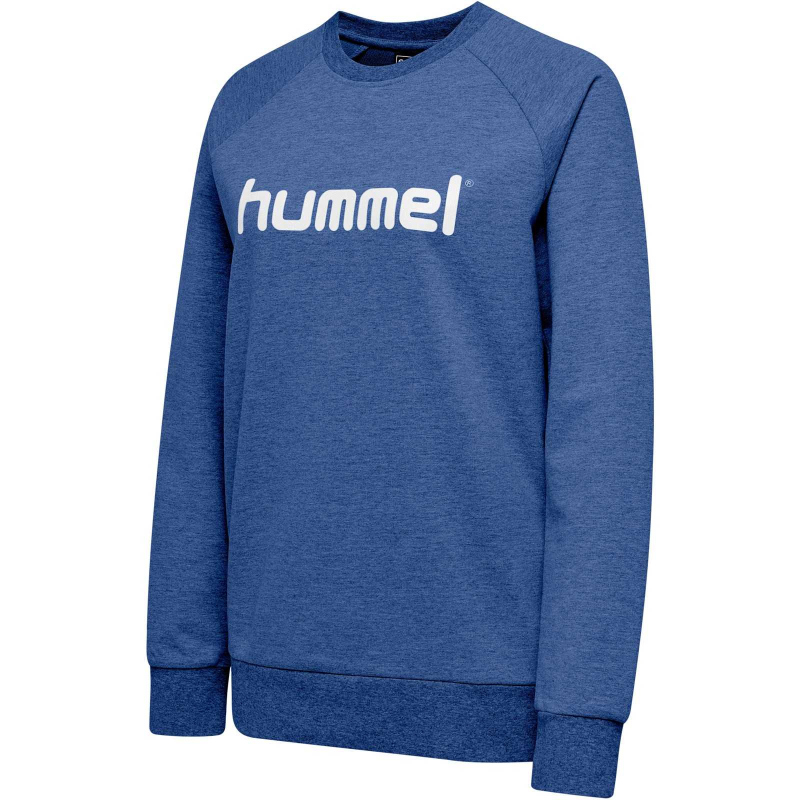 hummel GO Baumwoll Logo Sweatshirt Damen true blue XL