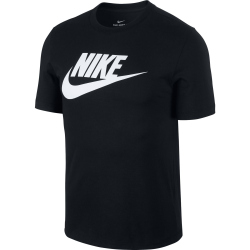 NIKE Sportswear T-Shirt Herren 010 - black/white L