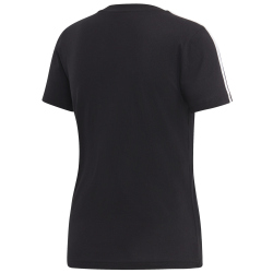 adidas Essentials 3-Streifen Trainingsshirt Damen schwarz/weiß XS
