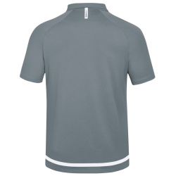 JAKO Striker 2.0 Poloshirt steingrau/weiß XL