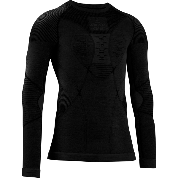 X-BIONIC Apani 4.0 Merino langarm Shirt Herren black/black L