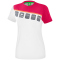 erima 5-C T-Shirt Mädchen white/love rose/peach 164