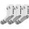 3er Pack erima Classic 5-C Socken weiß/schwarz 43-46