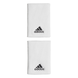 2er Pack adidas Tennis Schweißbänder weiß/schwarz