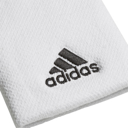 2er Pack adidas Tennis Schweißbänder weiß/schwarz
