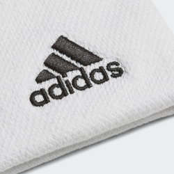 2er Pack adidas Schweißbänder weiß/schwarz