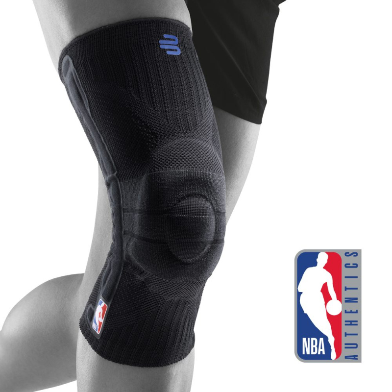 BAUERFEIND NBA Sports Kniebandage schwarz XS