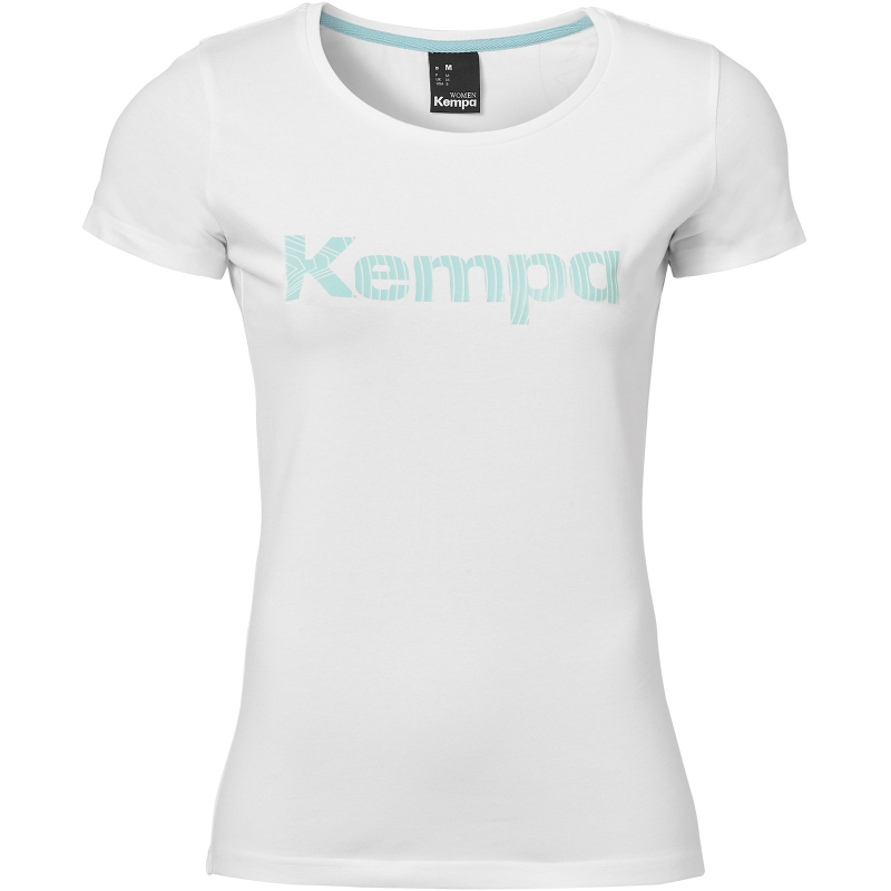 Kempa Graphic T-Shirt Damen weiß XL