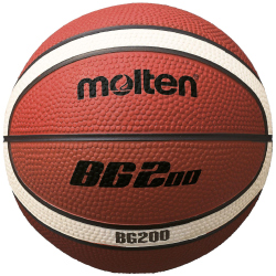 molten Basketball Indoor/Outdoor Miniball B1G200 orange...