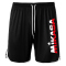 MIKASA Lupho Beachvolleyball Shorts mit Taschen Herren schwarz/weiß/rot M