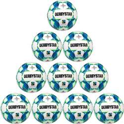 10er Ballpaket DERBYSTAR Gamma TT Fairtrade Fußball...